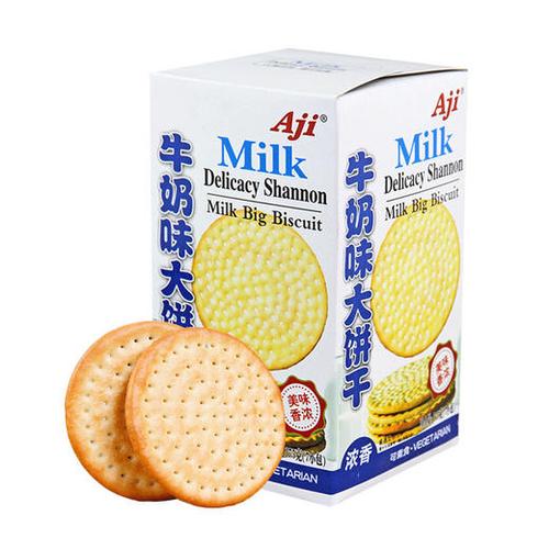 aji牛奶味大饼干175g盒牛奶味羊奶味海苔味3口味可选